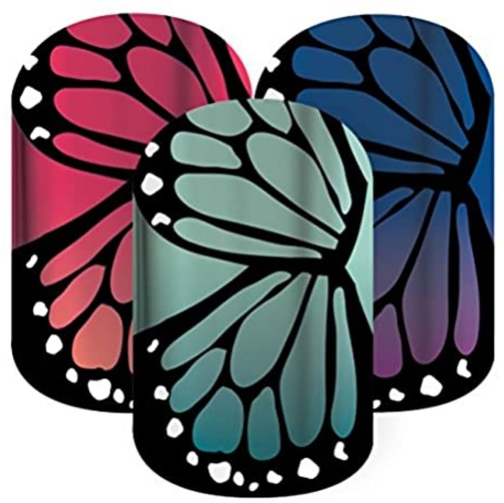 Jamberry Nail Wraps Full Sheet - Butterfly Bliss